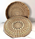 Hand Woven Basket with Beads