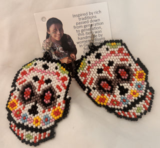 Beaded earrings from Guatamala