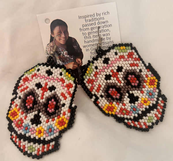 Beaded earrings from Guatamala