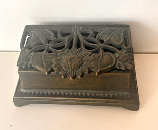 Box - Brass W/Sunflower on Top