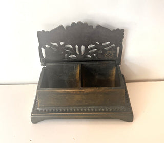 Box - Brass W/Sunflower on Top