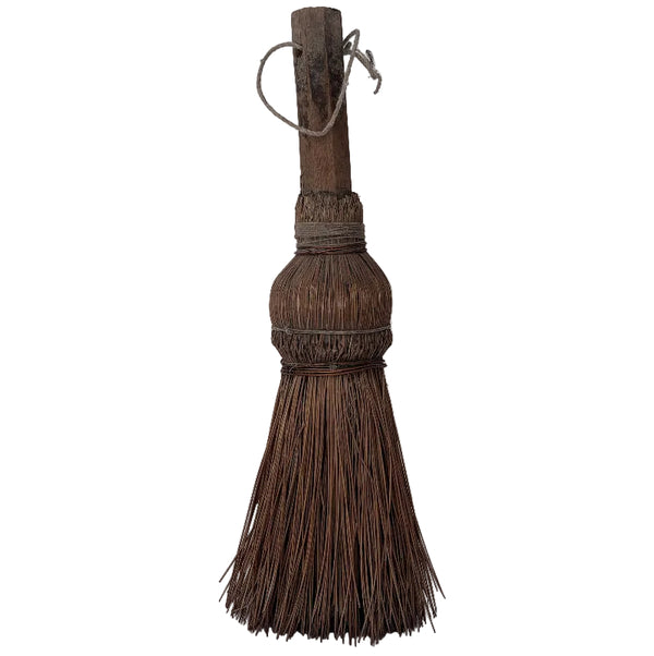 Broom - Antique Primitive Broom Wrapped in Wire