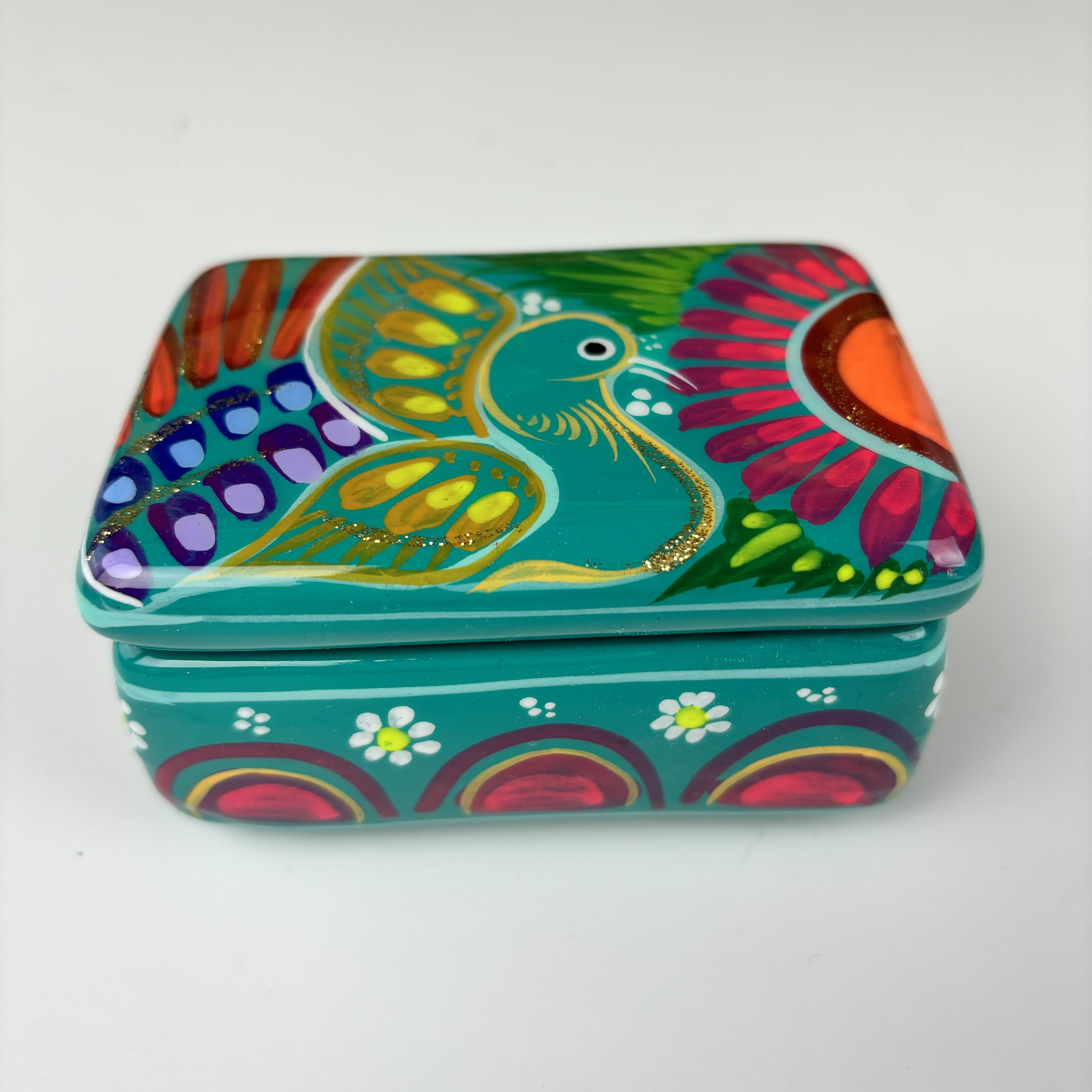 Ceramic - Jewelry Box - Rectangle | Mexican Sugar Skull