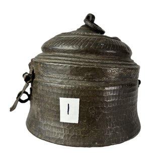 Copper Chippati Canister