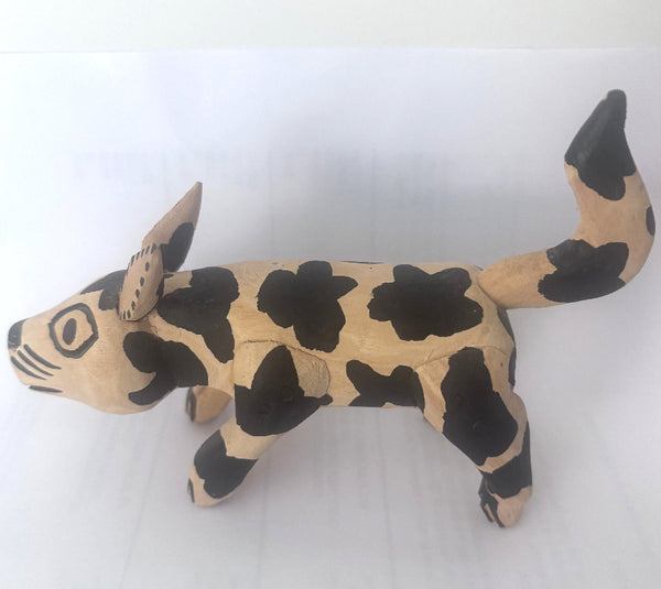 Figurine - Dog with Spots and Pointy Ears