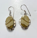 Earrings - Sterling Silver Wild Horse Picture Jasper