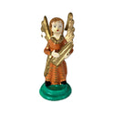 Figurine - Angel Holding Harp - 1
