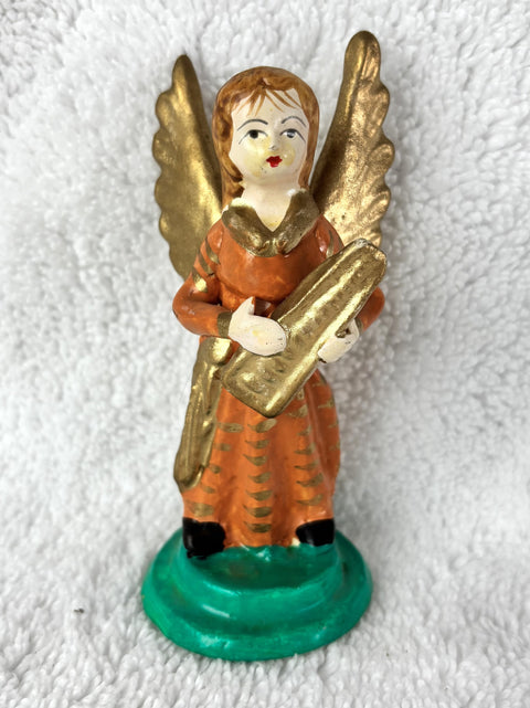 Figurine - Angel Holding Harp - 0