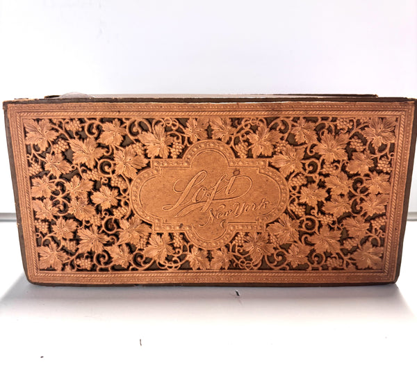 Hand Carved  box from Loft