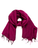 Brushed Woven Shawl - Magenta Razzle Prickley Pear Delight!