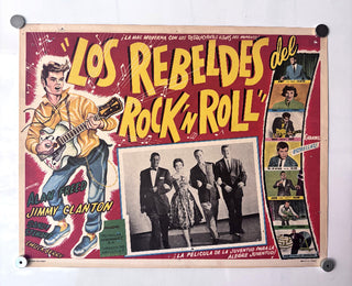 Lobby Card - Los Rebeldes Del Rock-N-Roll