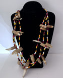 Necklace with Animal Teeth and Beads