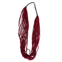 Necklace with Small Red Beads