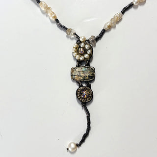 Necklace - With Fresh Water Baroque Pearls