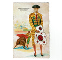 Post card - Silk Embroidered - Matador