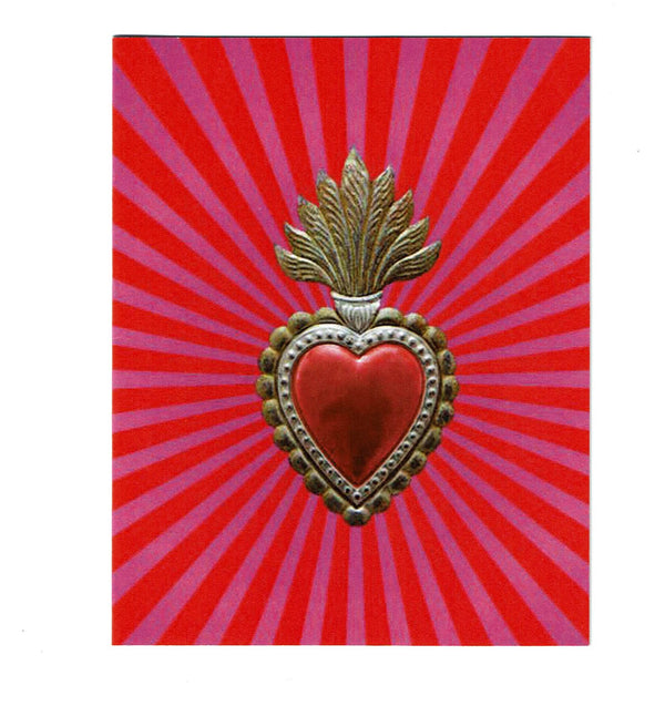 Note Card - Red Heart Milagro