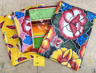 Oilcloth Remnents - assorted