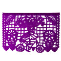 Hand Cut Paper Day of the Dead Papel Picado Banners - Medium