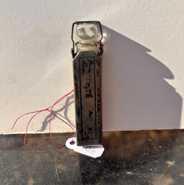 Perfume Bottle - Antique in Tin Case