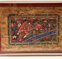 Picture - Amate Paper Village Scene