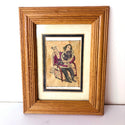Picture - Couple Holding Cat - Wood Frame