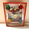 Picture - Red Framed with Saint Michael the Archangel