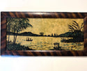 Picture - Silhouette - Dark Wood Frame