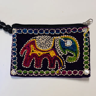 Purse - Zipper Bag Elephant
