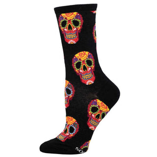 NEW - Sugar Skull Women's Socks-Wholesale 6 pr.