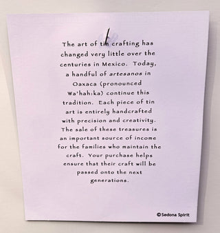 Tin Heart with Flowers