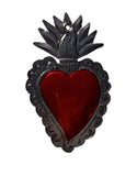 Tin Heart Ornament - Scalloped edge