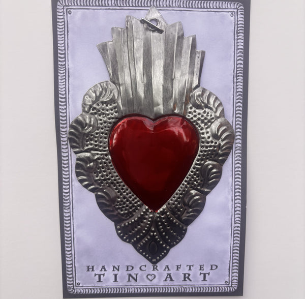 Tin Heart Ornament - Sedona
