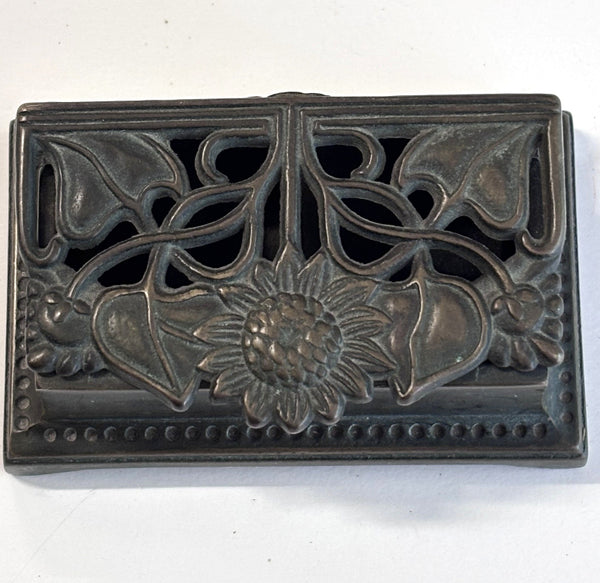 Box - Brass W/Sunflower on Top