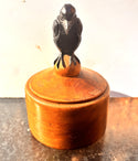 Box - Trinket - With A Black Crow on Top