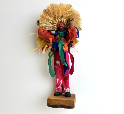 Vintage "Parachico" Folk Art Doll