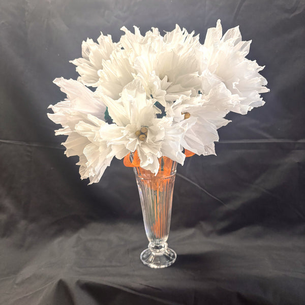 White Poinsettias - Dozen