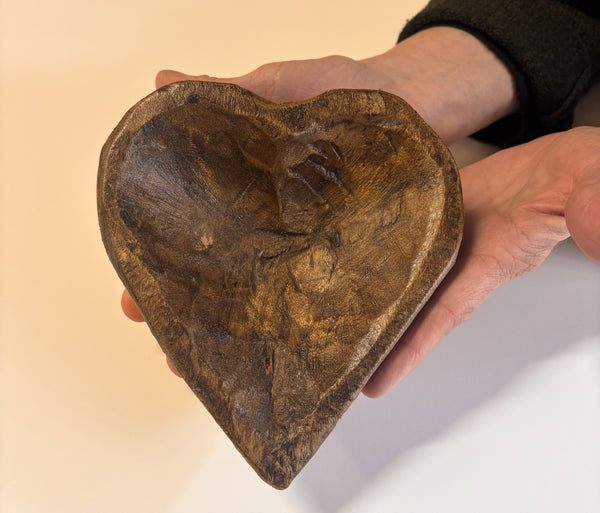 Bowl - Wooden Heart