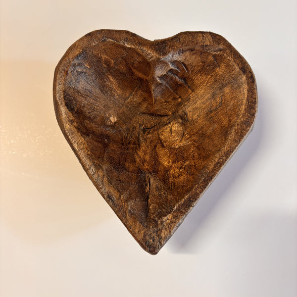 Bowl - Wooden Heart
