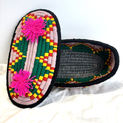 Hand Woven Basket Made of Yarn - 0