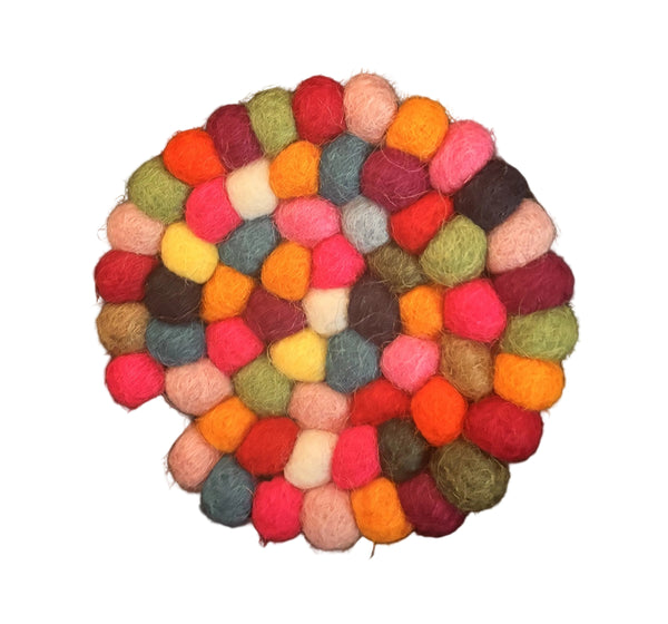 Handmade Felt Coaster - Round