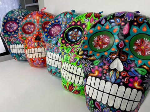 Gigante Sugar Skull Wall Masks -Black & White - 0
