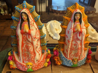 Virgin of Guadalupe Mold - 8 inch tall sugar statue