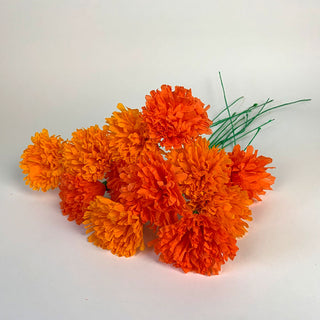 1 Dozen 4 inch Paper Marigolds