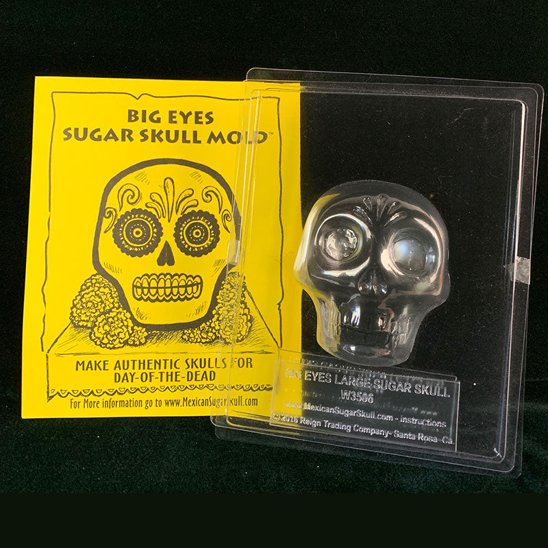 Big Eyes Sugar Skull Mold - 6 molds