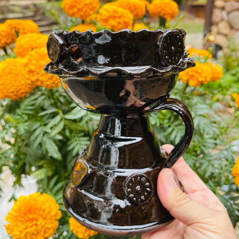 Clay Copalero Incense Cup - 0