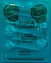 Fiesta Chocolate Lollipop Mold
