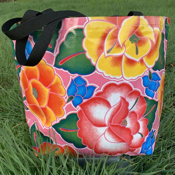 Mexican Oilcloth Market Bag – Frida Rosa Mexican
