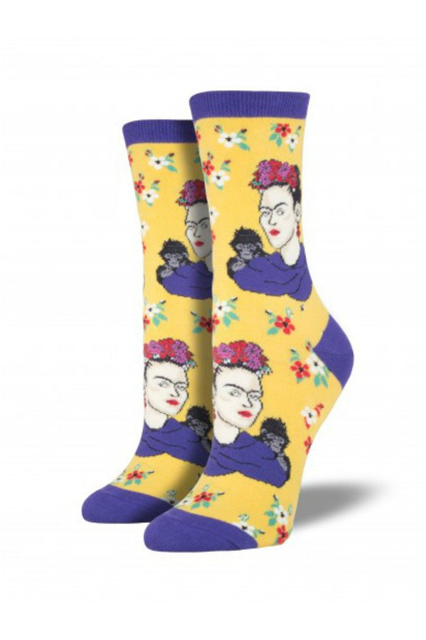 Women’s Frida Monkey Socks – Sundrop - 6 Pairs