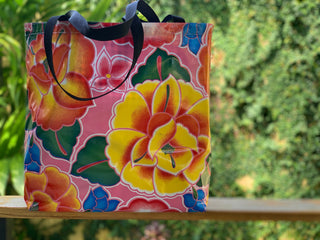 TOTE Oilcloth Market Bag – Frida Rosa Mexican
