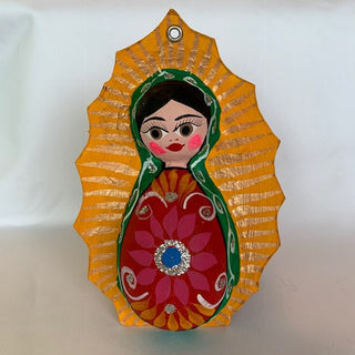 Guadalupe with Round Dresses Ornament